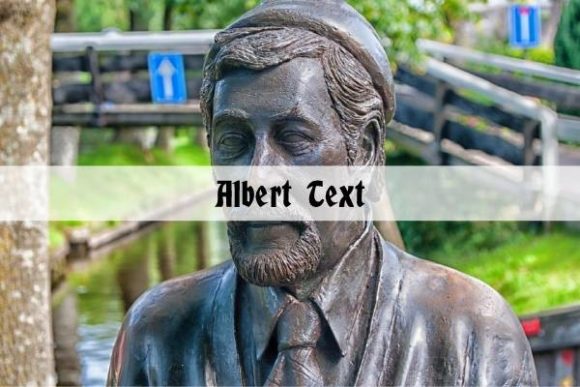 Albert Text: A Refined Display Font for Distinct Branding