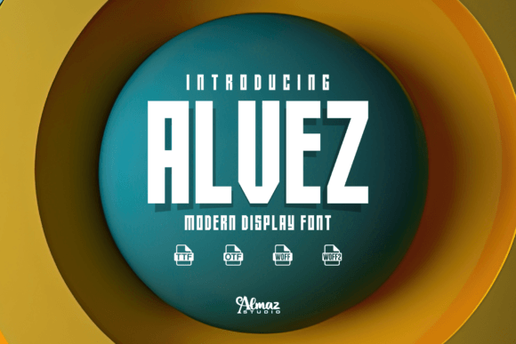 Alvez: A Display Font That Commands Attention—Without Shouting