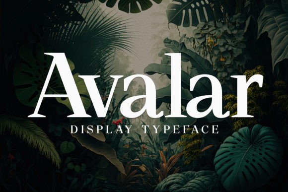 Avalar: A Bold Serif Display Typeface for Editorial Impact