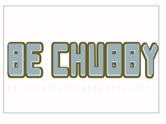 Bechubby: A Display Font That Feels Like a Warm Hello
