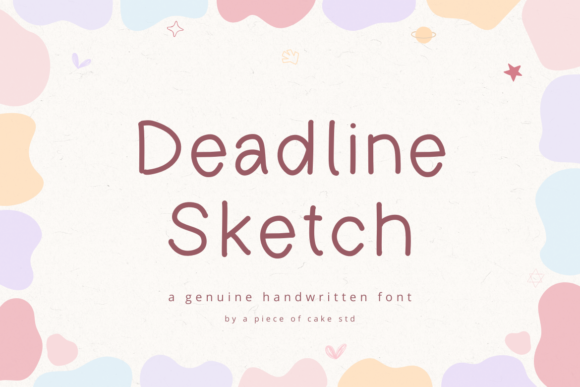 Deadline Sketch: A Playful Display Font for Scroll-Stopping Campaigns