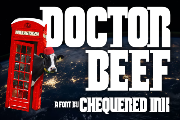 Doctor Beef: A Playful Display Font That Lifts Digital Headlines