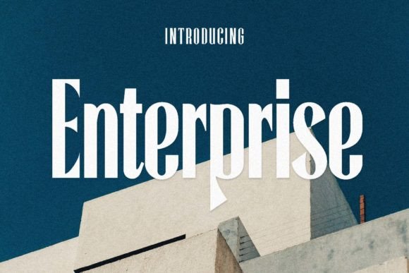 Enterprise Typeface: A Standout Display Font for Handmade Brands