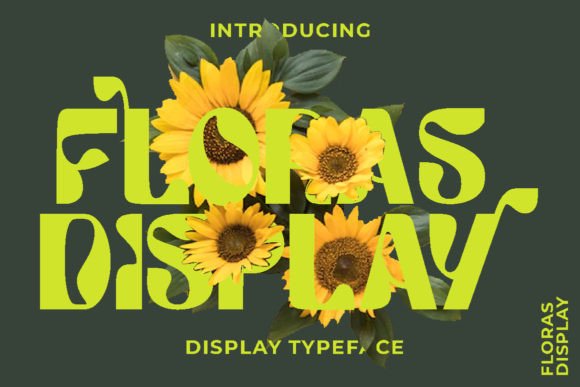 Floras Display: A Funky, Groovy Typeface for Editorial Charm