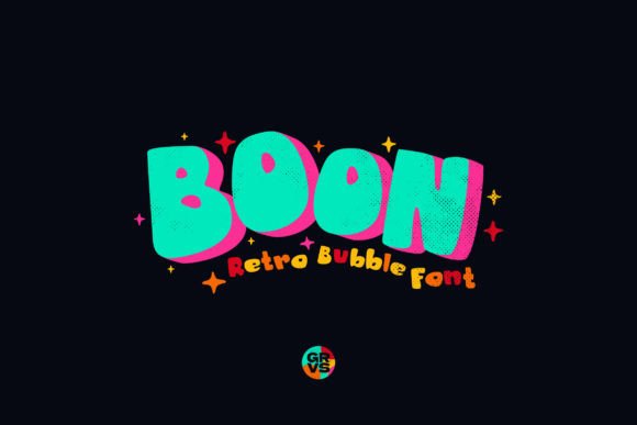 Grvs Boon Retro Bubble Display: A Playful, Punchy Font for Campaigns That Stick