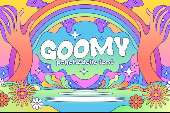 Grvs Goomy Funny Bubble Display Font for Playful, Handmade Charm