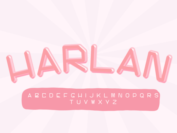 Harlan Display Font for Handmade Creators