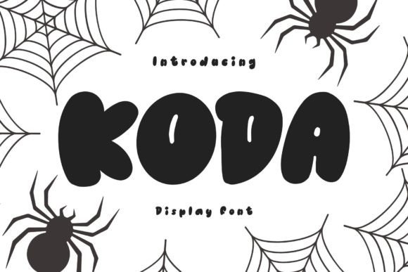 Koda: A Retro Display Font That Stops Scrollers