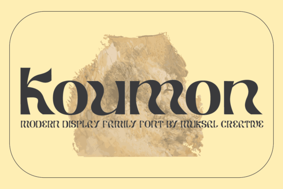 Koumon: A Display Font That Makes Your Brand Feel Intentional