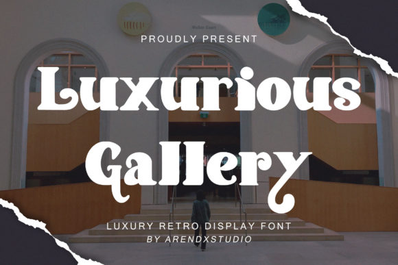 Luxurious Gallery: A Bold Display Font for Memorable Branding