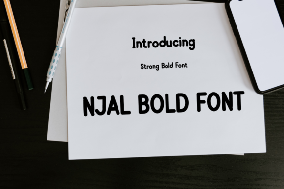 Njal Bold: A Friendly Display Font for Small Business Branding