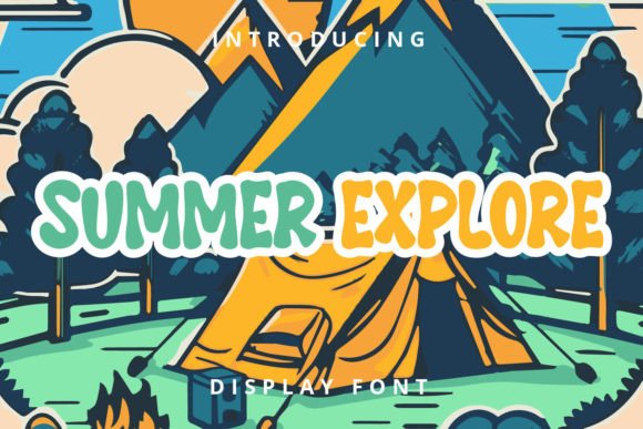 Summer Explore: A Display Font That Feels Like Sunlight on Paper