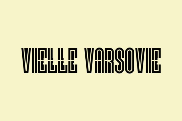 Vielle Varsovie: A Display Font That Makes Handmade Labels Feel Like Heirlooms
